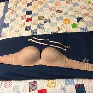 38D Bombshell Victoria Secret Strapless/Convertible Bra